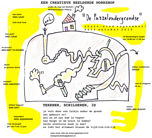 de puzzelondergrondse