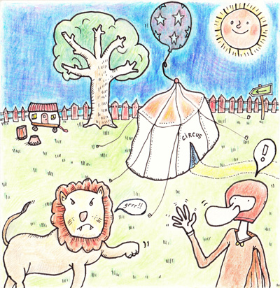 Superfart meets lion